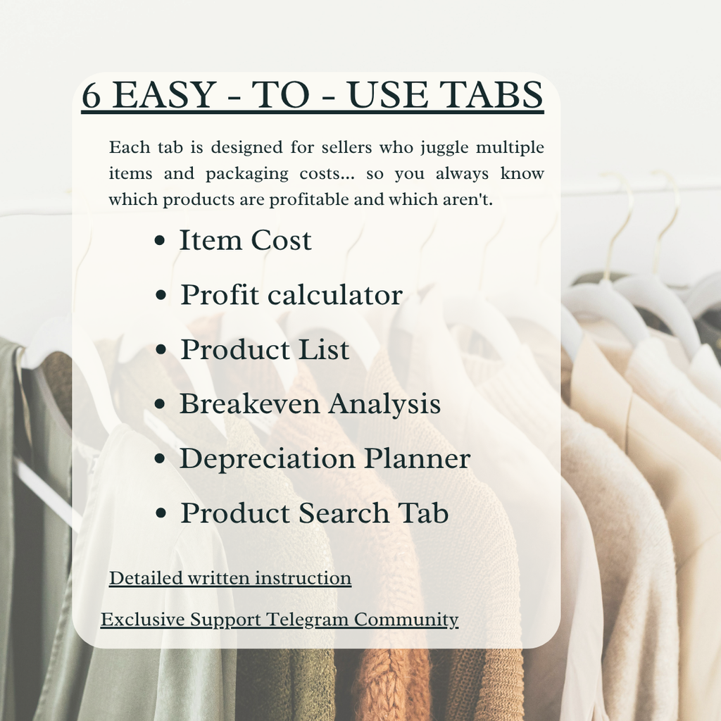 Multi-product Profit Calculator - for businesses that sell multiple products